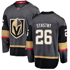 Youth Vegas Golden Knights #26 Paul Stastny Authentic Black Home Fanatics Branded Breakaway NHL Jersey