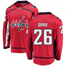 Men's Washington Capitals #26 Nic Dowd Fanatics Branded Red Home Breakaway NHL Jersey