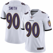 Youth Nike Baltimore Ravens #90 Za Darius Smith White Vapor Untouchable Limited Player NFL Jersey