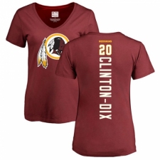 NFL Women's Nike Washington Redskins #20 Ha Clinton-Dix Maroon Backer T-Shirt