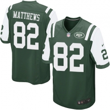 Men's Nike New York Jets #82 Rishard Matthews Game Green Team Color NFL Jersey