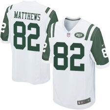 Men's Nike New York Jets #82 Rishard Matthews Game White NFL Jersey
