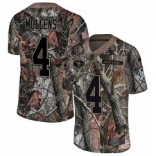 Men's Nike San Francisco 49ers #4 Nick Mullens Limited Camo Rush Realtree NFL Jersey