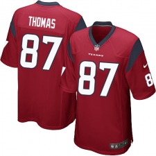 Men's Nike Houston Texans #87 Demaryius Thomas Game Red Alternate NFL Jersey
