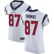Men's Nike Houston Texans #87 Demaryius Thomas White Vapor Untouchable Elite Player NFL Jersey
