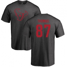 NFL Nike Houston Texans #87 Demaryius Thomas Ash One Color T-Shirt