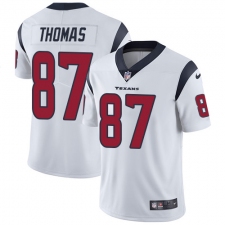 Youth Nike Houston Texans #87 Demaryius Thomas White Vapor Untouchable Limited Player NFL Jersey