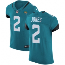 Men's Nike Jacksonville Jaguars #2 Landry Jones Teal Green Alternate Vapor Untouchable Elite Player NFL Jersey