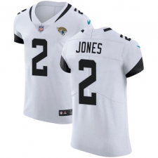 Men's Nike Jacksonville Jaguars #2 Landry Jones White Vapor Untouchable Elite Player NFL Jersey