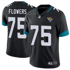 Men's Nike Jacksonville Jaguars #75 Ereck Flowers Black Team Color Vapor Untouchable Limited Player NFL Jersey