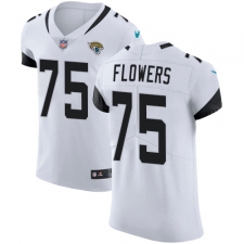 Men's Nike Jacksonville Jaguars #75 Ereck Flowers White Vapor Untouchable Elite Player NFL Jersey