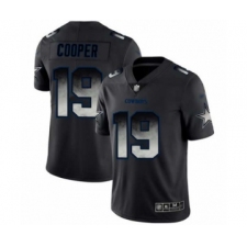 Men's Dallas Cowboys #19 Amari Cooper Black Smoke Fashion Limited Football Jersey
