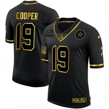 Men's Dallas Cowboys #19 Amari Cooper Olive Gold Nike 2020 Salute To Service Limited Jersey
