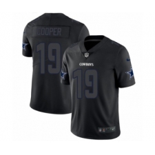 Men's Nike Dallas Cowboys #19 Amari Cooper Limited Black Rush Impact NFL Jersey