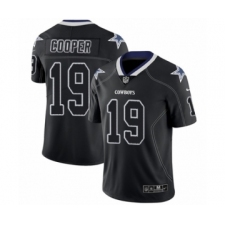 Men's Nike Dallas Cowboys #19 Amari Cooper Limited Lights Out Black Rush NFL Jersey