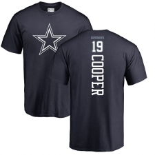 NFL Nike Dallas Cowboys #19 Amari Cooper Navy Blue Backer T-Shirt