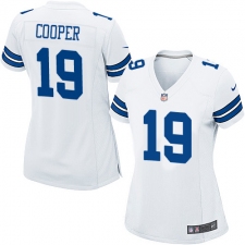 Women's Nike Dallas Cowboys #19 Amari Cooper Game White NFL Jersey
