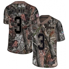 Men's Nike Denver Broncos #3 Colby Wadman Limited Camo Rush Realtree NFL Jersey