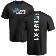 NFL Nike Detroit Lions #98 Damon Harrison Black Backer T-Shirt