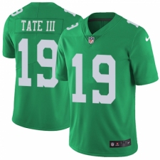 Youth Nike Philadelphia Eagles #19 Golden Tate III Limited Green Rush Vapor Untouchable NFL Jersey
