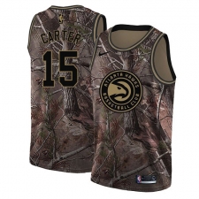 Youth Nike Atlanta Hawks #15 Vince Carter Swingman Camo Realtree Collection NBA Jersey