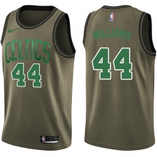 Men's Nike Boston Celtics #44 Robert Williams Swingman Green Salute to Service NBA Jersey