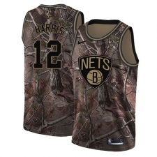 Men's Nike Brooklyn Nets #12 Joe Harris Swingman Camo Realtree Collection NBA Jersey