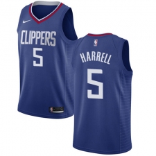 Men's Nike Los Angeles Clippers #5 Montrezl Harrell Swingman Blue NBA Jersey - Icon Edition