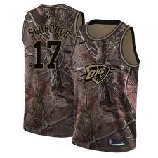 Men's Nike Oklahoma City Thunder #17 Dennis Schroder Swingman Camo Realtree Collection NBA Jersey