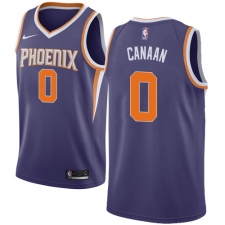 Men's Nike Phoenix Suns #0 Isaiah Canaan Swingman Purple NBA Jersey - Icon Edition