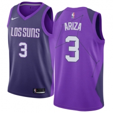 Men's Nike Phoenix Suns #3 Trevor Ariza Swingman Purple NBA Jersey - City Edition
