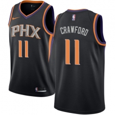 Men's Nike Phoenix Suns #11 Jamal Crawford Swingman Black NBA Jersey Statement Edition
