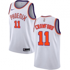 Men's Nike Phoenix Suns #11 Jamal Crawford Swingman White NBA Jersey - Association Edition