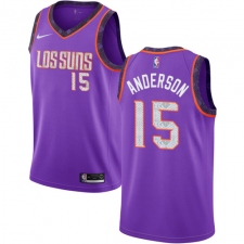 Men's Nike Phoenix Suns #15 Ryan Anderson Swingman Purple NBA Jersey - 2018 19 City Edition