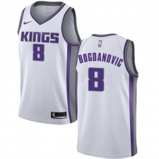 Women's Nike Sacramento Kings #8 Bogdan Bogdanovic Swingman White NBA Jersey - Association Edition