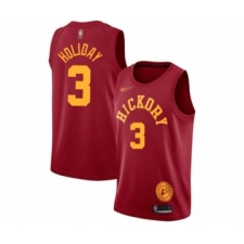 Youth Indiana Pacers #3 Aaron Holiday Swingman Red Hardwood Classics Basketball Jersey