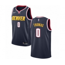 Women's Nike Denver Nuggets #0 Isaiah Thomas Swingman Navy Blue NBA Jersey - Icon Edition