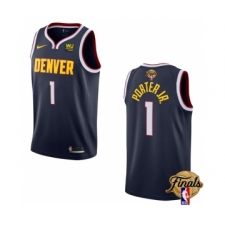 Men's Denver Nuggets #1 Michael Porter Jr. Navy 2023 Finals Icon Edition Stitched Basketball Jersey