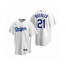 Men's Los Angeles Dodgers #21 Walker Buehler Nike White Replica Home Jersey