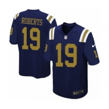 Men's Nike New York Jets #19 Andre Roberts Limited Navy Blue Alternate NFL Jersey