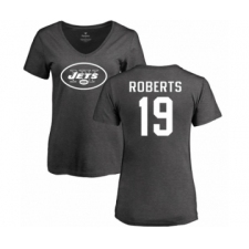 NFL Women's Nike New York Jets #19 Andre Roberts Ash One Color T-Shirt