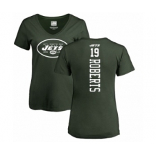 NFL Women's Nike New York Jets #19 Andre Roberts Green Backer T-Shirt