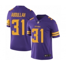 Youth Nike Minnesota Vikings #31 Ameer Abdullah Limited Purple Rush Vapor Untouchable NFL Jersey