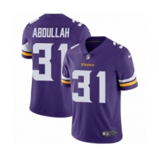 Youth Nike Minnesota Vikings #31 Ameer Abdullah Purple Team Color Vapor Untouchable Limited Player NFL Jersey