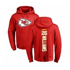 NFL Nike Kansas City Chiefs #26 Damien Williams Red Backer Pullover Hoodie