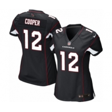 Women's Nike Arizona Cardinals #12 Pharoh Cooper Game Black Alternate NFL Jersey