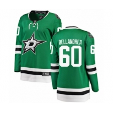 Women's Dallas Stars #60 Ty Dellandrea Authentic Green Home Fanatics Branded Breakaway NHL Jersey