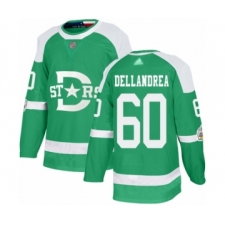 Youth Dallas Stars #60 Ty Dellandrea Authentic Green 2020 Winter Classic Hockey Jersey