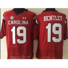 South Carolina Gamecocks 19 Jake Bentley Red College Football Jersey