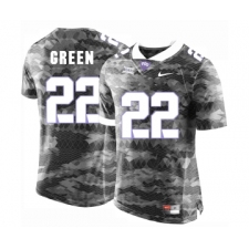 TCU Horned Frogs 22 Aaron Green Gray College Football Limited Jersey
